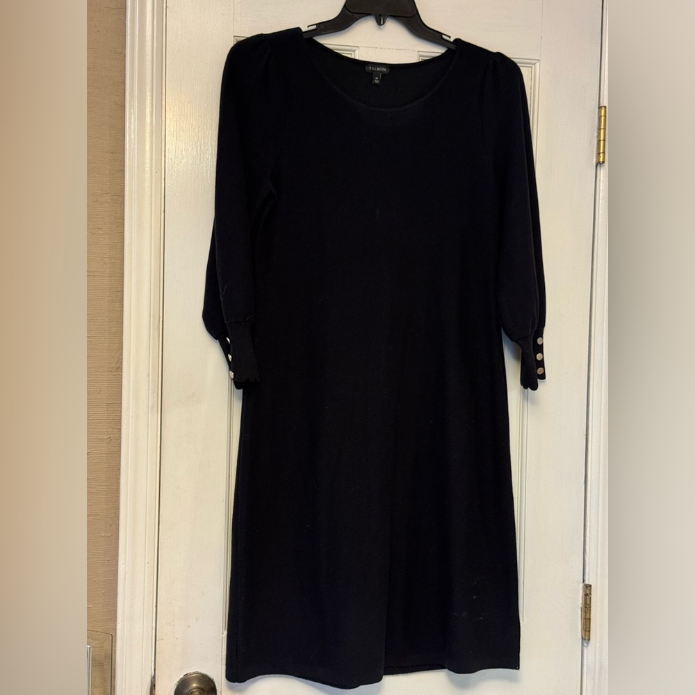 Talbots Classic Black Long Sleeve Dress‎